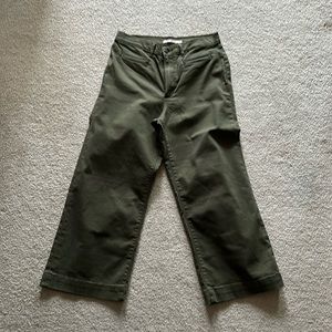 Levi’s ribcage wide leg crop